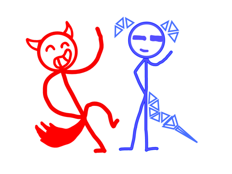 Crimson and Cobalt