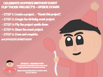 Flip Those Project's! - Celebrate Hopper's 16 Birthday.