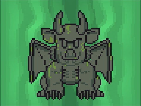 inktober 1 - gargoyle