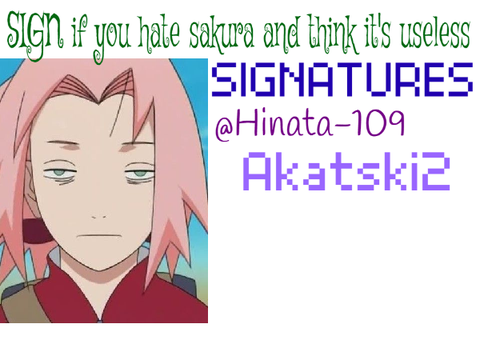 SIGN if you hate Sakura and think shes useless remix remix remix remix