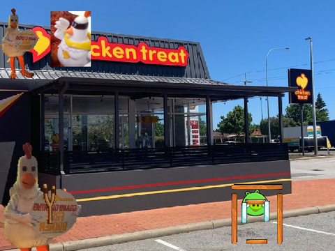 Chicken Nick in angry birds