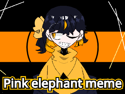 Pink elephant meme｜MEME合作リレー