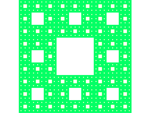 Sierpiński Carpet Fractal Generator