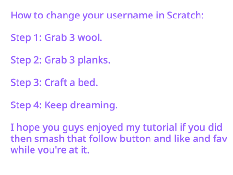 How to CHANGE your USERNAME!