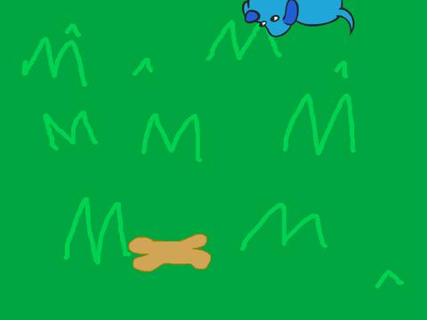 Dog and bone