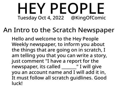 Hey People Weekly: Week of Oct 4