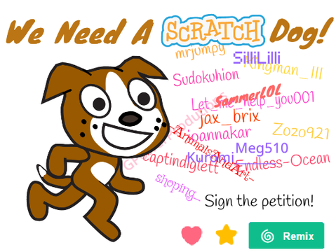 Petition to add a Scratch Dog! remix