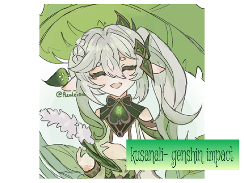 kusanali- genshin impact fanart