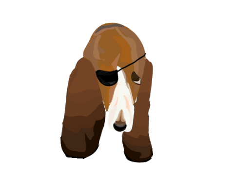 first try (blockshade) it's a basset hound