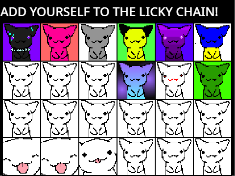 Add Yourself to the Licky Chain! CatHeroes remix