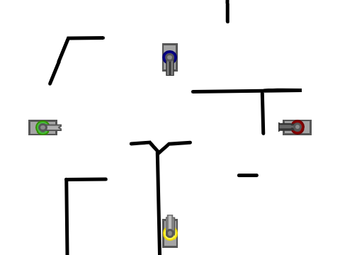  4 player Tank Game