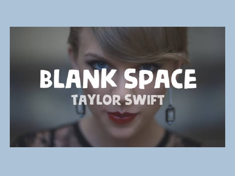 Blank space 【Taylor Swift】