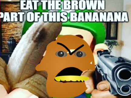 eat brown part (annoying orange)