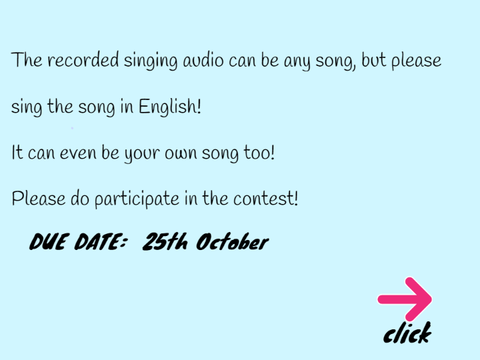 Singing contest!!