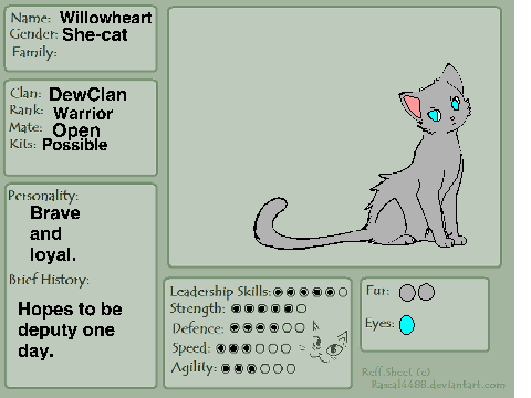 Willowheart of DewClan
