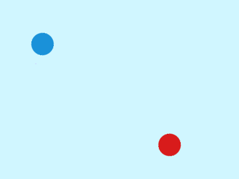 Click the blue dot