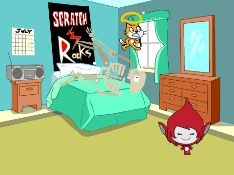 SCRATCH CAT AND GIGA,MAGIC TALK