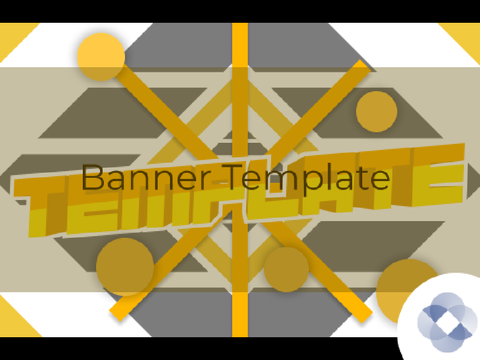 Yellow Banner Template