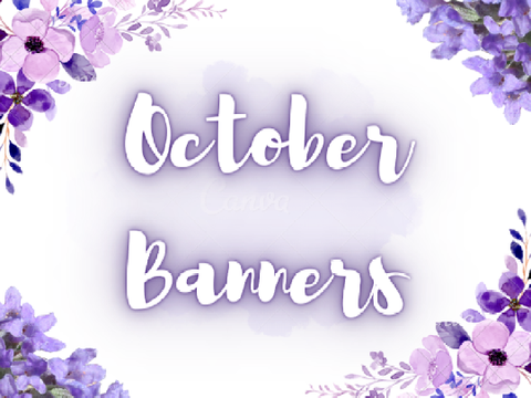 October Banners