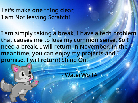 I Am Taking a Scratch-Break