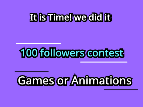 100 follower contest!       