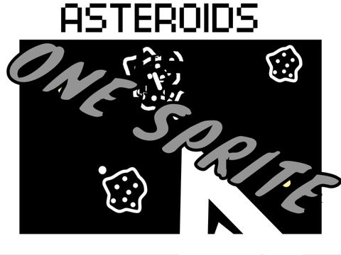 Asteroids - One Sprite