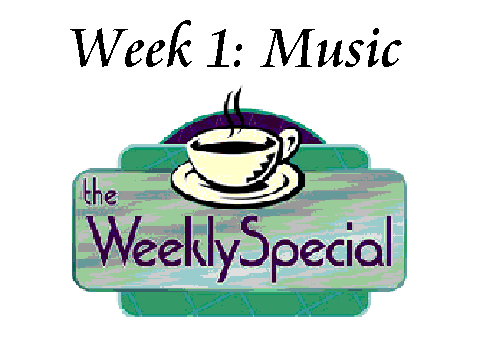 The Weekly Project: Week 1- Music