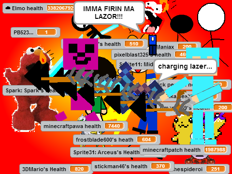 add yourself fighting elmo in the vortex! Lagginess Removed remix remix remix remix remix remix