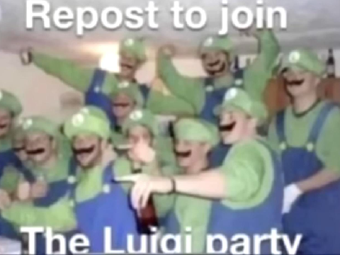 REPOST TO JOIN THE LUIGI PARTY! remix remix remix