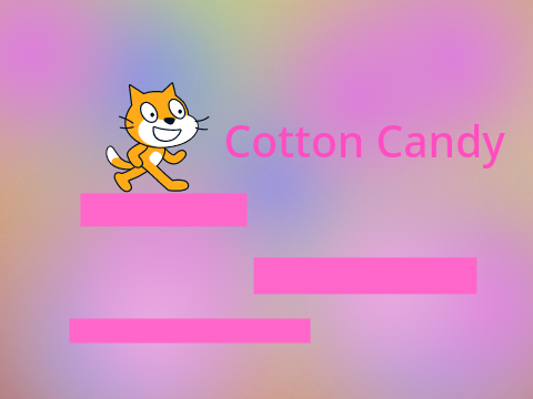The game of cotton candy
