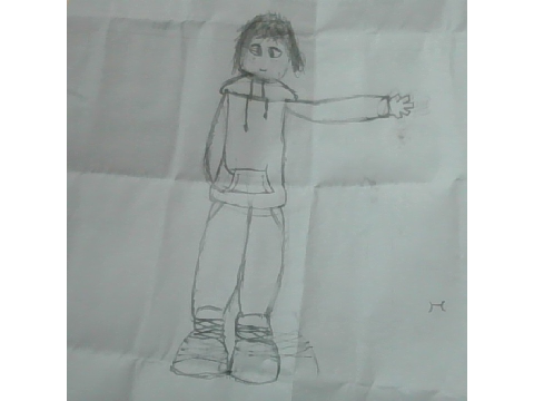 the first concept art of caiden now exists