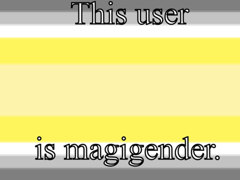 This user is magigender.