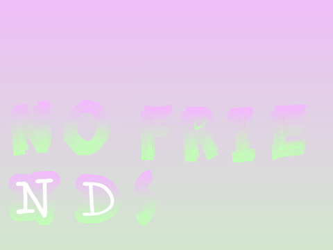 No friends - Cadmium - female version