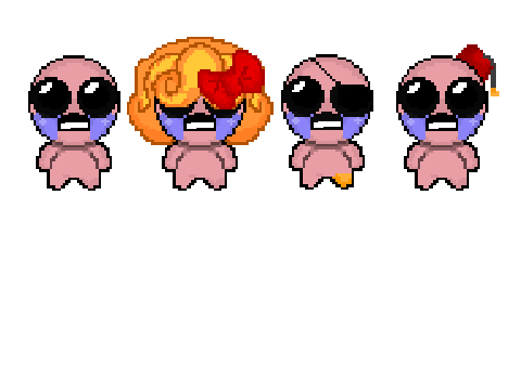 Making all the Binding Of Isaac characters until i faint