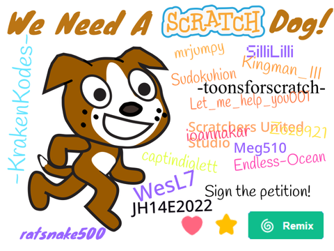 We NEED A Scratch Dog!