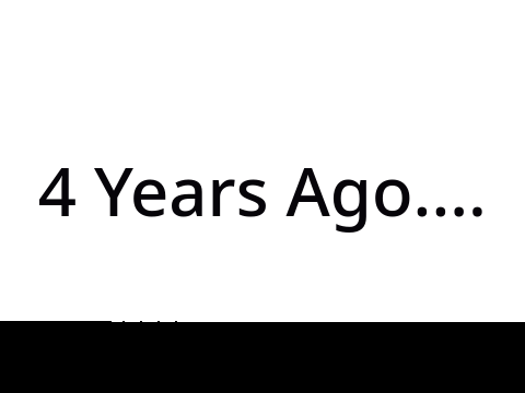 My 4 Year Anniversary
