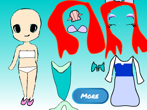 Ariel Kawaii Dress-Up