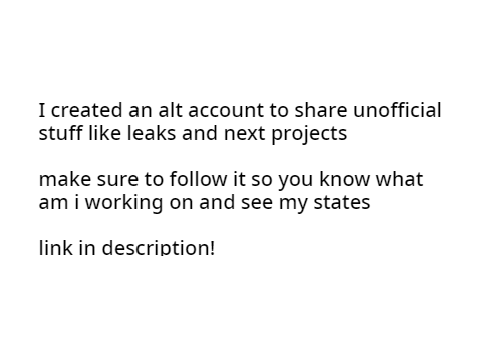 my alt account