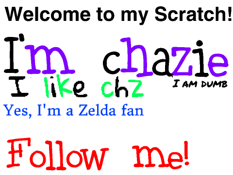 Welcome to my Scratch