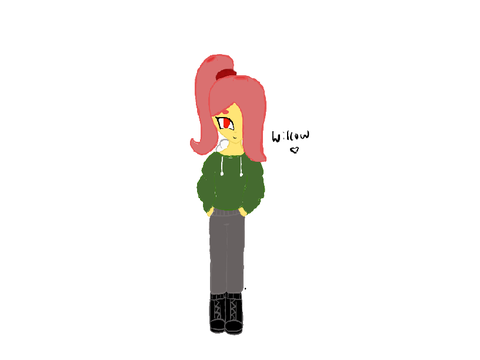 I finally drew Willow but she’s smiling OoO