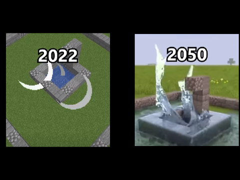 2022vs2050　マイクラ