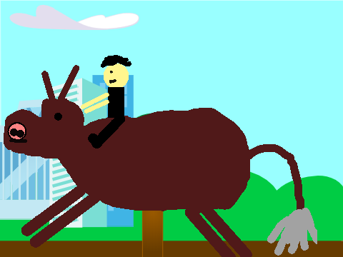 Horse ride:( based on Sholay's Train Action Scene: Amitabh, Dharmendra, Sanjeev Kumar)