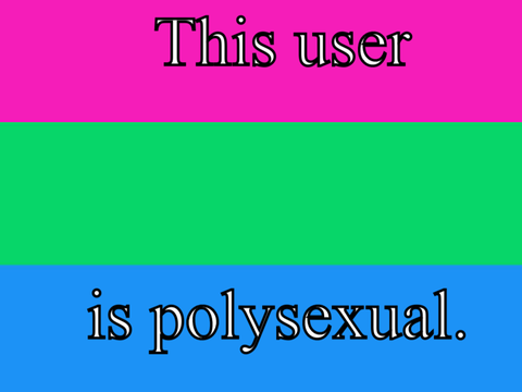 This user is polysexual.