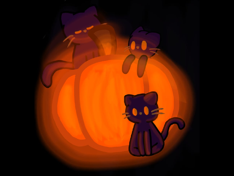Halloween Art Contest: The Warm Glow of A Pumpkin