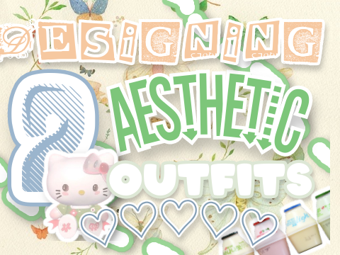 designing (2) aesthetic outfits
