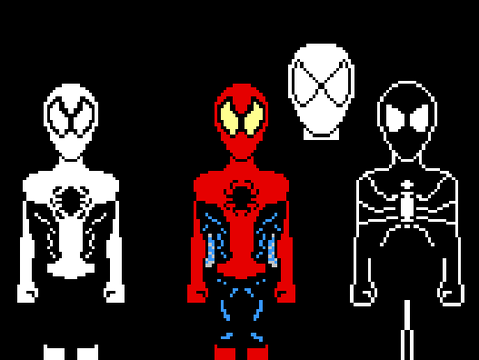 Spider-Man pixel art