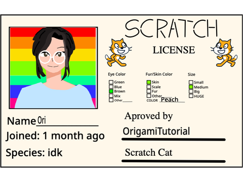 My Scratch License