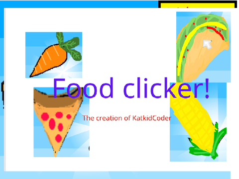 FOOD CLICKER | Contest Entry | #All #Games #Art #Trending #Clicker #Food