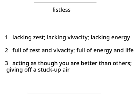 vocab quiz