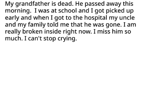 My Grandfather Is Dead